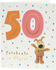 Boofle Cute Design 50th Birthday Card
