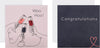 Pack of 10 in 2 Illustrated Designs Congratulations Cards