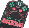 Leveled Up Gaming Design 11th Birthday Card