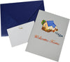House and Garden 3D Pop Up Greeting Card for New Home or Housewarming