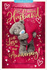 Bear And Heart Amazing Husband Anniversary 3D Keepsake Card