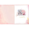 Bears with Wine Glasses Wife Birthday Boxed Handmade Card