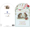 Hedgehogs With Cake Daughter Birthday Card