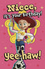 Toy Story Jessie Yee-Haw Design Niece Birthday Card