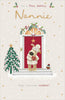 Boofle Standing In Front Of Door Nannie Christmas Card