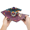 Dance of Spirits Sugar Skull Celebration Halloween Pop Up Card