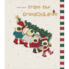 Boofles Carrying Xmas Tree From The Grandchildren Christmas Card