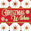 Pack of 10 Christmas Calligraphy Traditional Boxed Cards - Holiday Greeting Cards, 2 Designs with Envelopes
