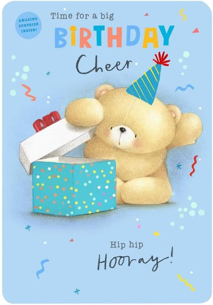 Cheer Hip Hip Hooray! Forever Friends Birthday Card