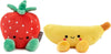 Better Together Strawberry and Banana Pair Soft Toy Set of 2 Gift Mothers Day, Birthday, Valentines Day, Anniversary