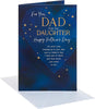 Heart Design for Dad from Daughter Father's Day Card