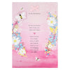 Pink Florals Design & Heartfelt Verse Wife Anniversary Card