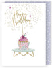 Contemporary Yummy Fun Surprise! Birthday Card
