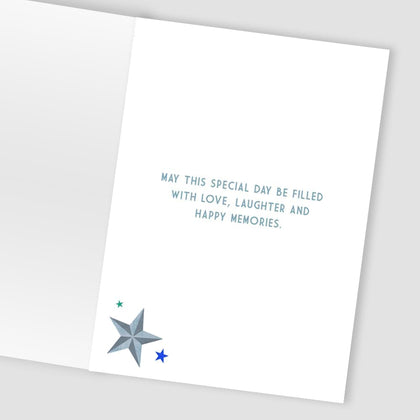Gold Party! For Him Contemporary 90th Birthday Card