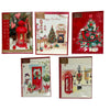Pack of 30 Charming Holiday Designs Christmas Cards with Envelopes
