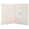 Gold Foil Hearts Design & Heartfelt Verse Wife Anniversary Card