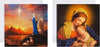 Traditional Religious Nativity Scene 16 Pack 2 Designs Charity Christmas Cards