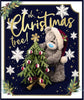 Bear By Tree Photo Finish Christmas Card