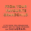 Funny Humour from Your Grandchild Mother's Day Card