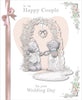 Me To You Bear Happy Couple Boxed Wedding Day Card