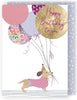 Contemporary Dachshund Balloon Buddies! Birthday Card