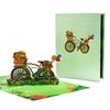 A Journey of Joy and Color Bloom Ride 3D Pop Up Greeting Card