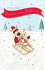 Boofle For A Great Brother & Girlfriend Christmas Card