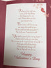 With Love To my Valentine Open Sentimental Verse Valentine's Day card