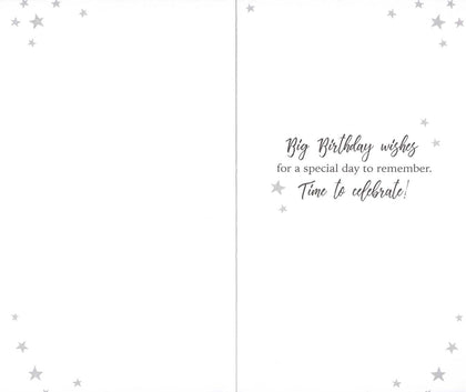 Embellished Fizz Popping 70th Birthday Card 