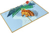 Stereoscopic Cow 3D Pop Up Greeting Card - Kids Theme Birthday