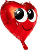 Smiley Heart Design Love You Presents Valentine's Day Balloon