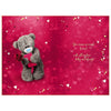 Bear With Rose And Envelope 3D Photo Finish Keepsake Wife Anniversary Card