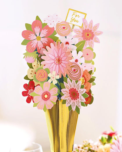 Floral Design Bottle Topper for Her Birthdays/Weddings/Mother's Day