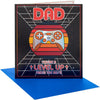 Gaming Controller Retro Style Design Dad Father's Day Card