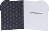 Black & Gold Football Design Birthday Card