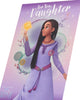 Disney Asha Design Daughter Birthday Card