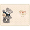 Bear Holding Medal Best Dad 3D Holographic Father's Day Card