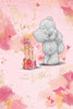 Bears Embracing One I Love Birthday Card