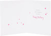 Pink & Gold Design Daughter Birthday Card