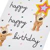 Boofle Holding Star Birthday Card