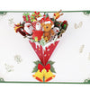 Santa & Holiday Icons Festive Pop Up Christmas Card