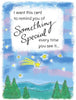 Something Special Starry Night Greeting Card with Nature Scene