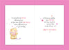 Forever Friends Bear With Gift Design Daughter Birthday Card