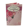 To Dear Grandma Beautiful Roses Design Pink Mother's Day Card