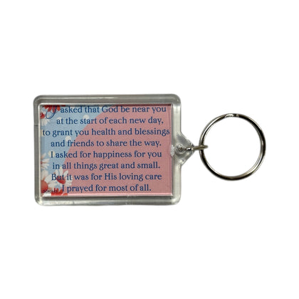 I Said A Prayer Sentimental Keyring