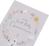 Wreath Design Communion Congratulations Card