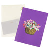 Blooming Elegance Tulip Basket Pop Up Card