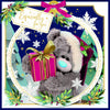 Bear Holding Gift 3D Christmas Keepsake Card