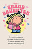 Character with Present Design Granddaughter Birthday Card