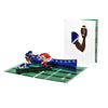 Football Players 3D Pop Up Greeting Card
